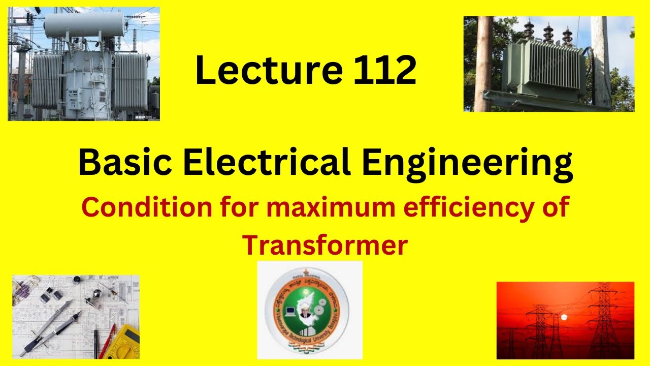 CONDITION FOR MAXIMUM EFFICIENCY OF TRANSFORMER Derivation |BASIC ...