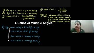 Multiple Submultiple Angles | 11th Math | 28th April 2023