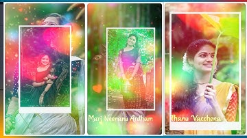 Make New Photo Slideshow Lyrical Whatsapp Status Video Editing In Kinemaster Telugu 2021 || Bobby Ed