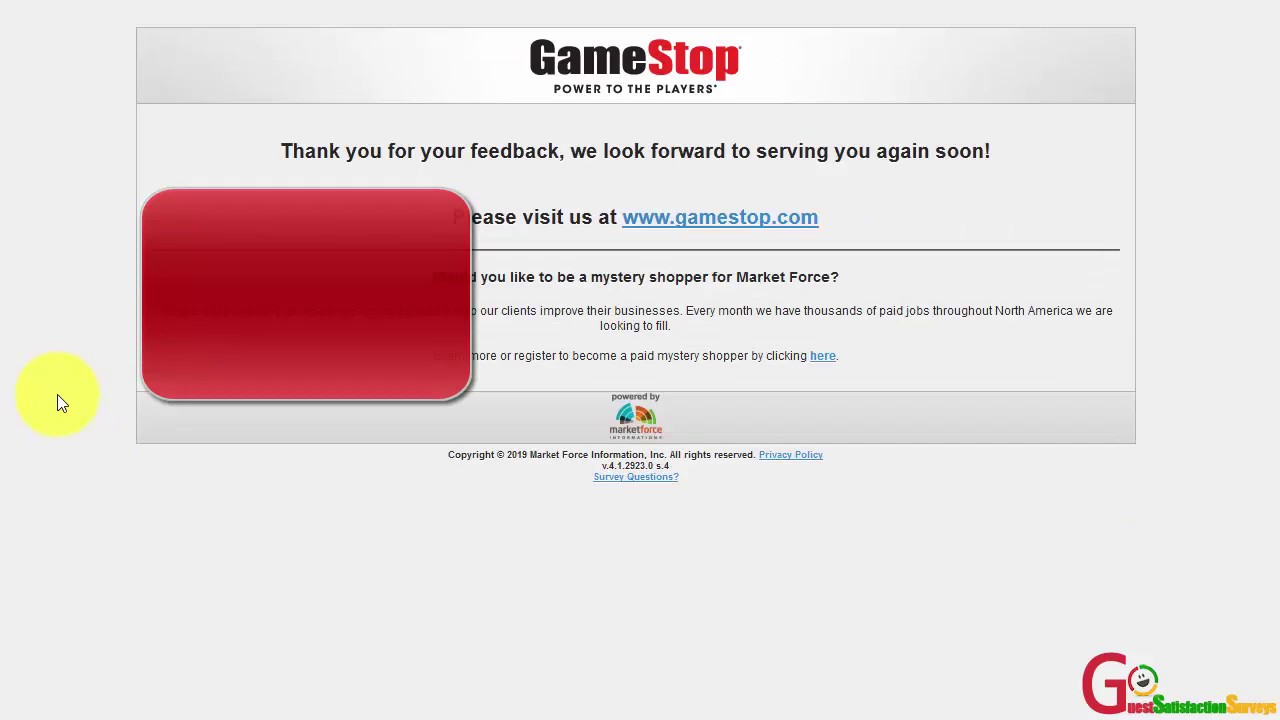 GameStop Customer Experience Survey YouTube