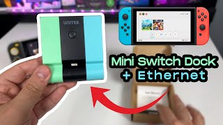 Unitek Mini Switch Dock + Ethernet Port for the Nintendo Switch