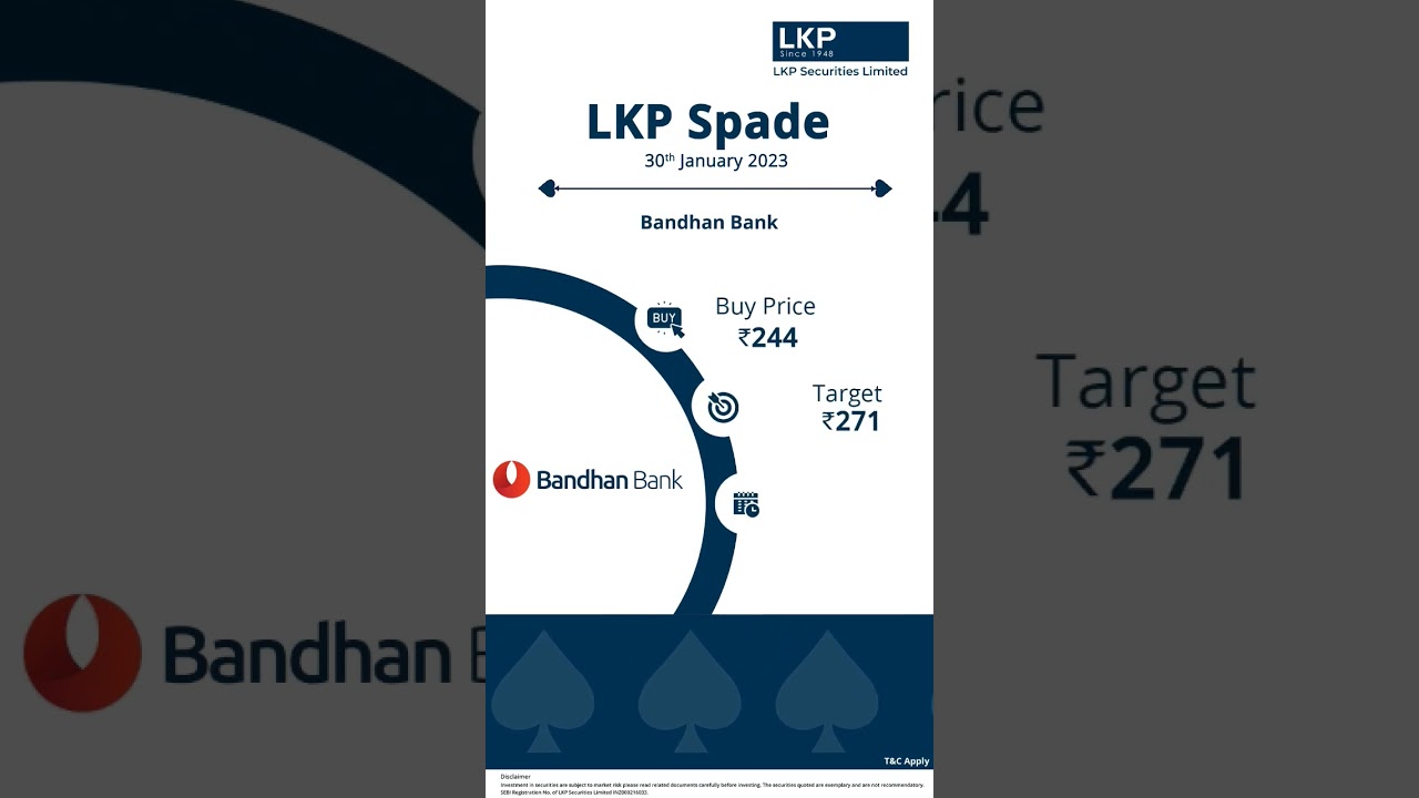 This week's LKP Spade is a banking and financial services company, headquartered in Kolkata.