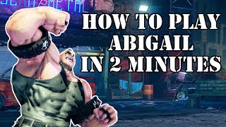 Abigail 2 Minute Guide