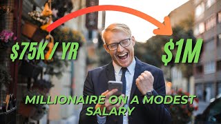75k a Year to Millionaire | How to become a millionaire on 75k salary