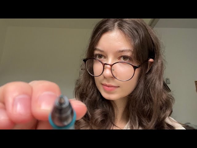 ASMR drawing on your face (lofi)