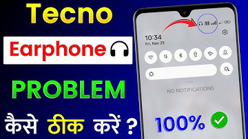 How To Remove Earphone, Headphone Symbol In Tecno | Tecno Mobile Me Earphone Mode Ko Kaise Hataye