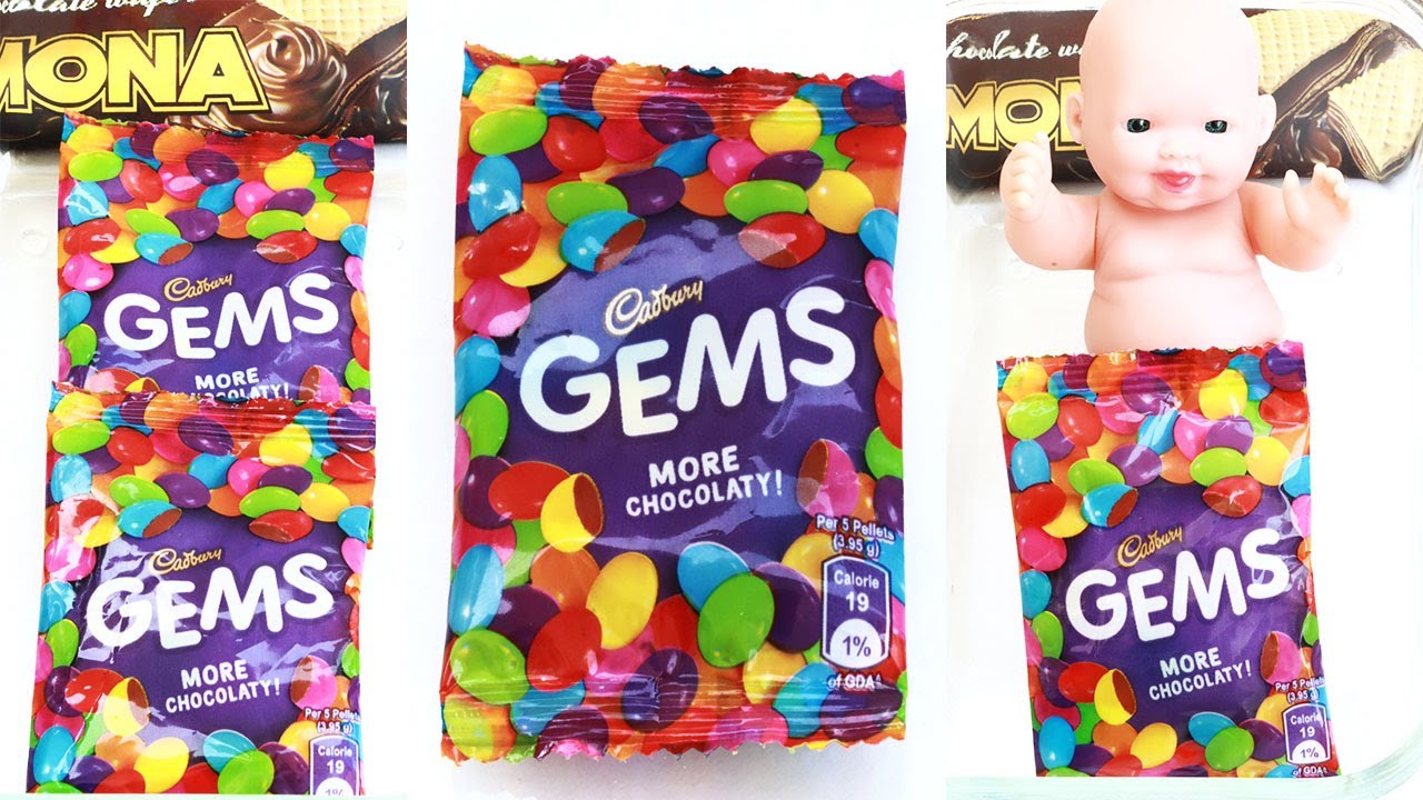 Cadbury Gems Candy Skittles More Chocolaty | Satisfying Asmr Chocolates Videos