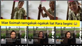 Tingkah Rara membuat mae Soimah ngakak