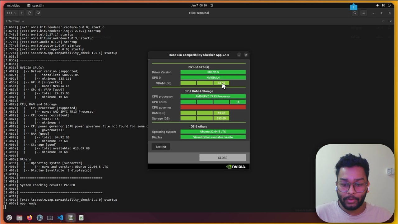 IsaacSim & IsaacLab (Linux) installation and setup