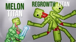 Melon Titan vs Regrowth Melon Titan [UNDYING] - People Playground 1.26.6