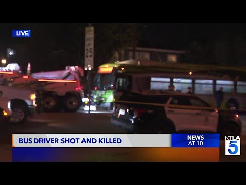 Bus driver shot and killed in Culver City