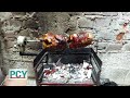 HORNO CASERO PARA POLLO A LA BRASA