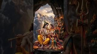 सुबह की शांति 🕉️ राधा कृष्ण का दिव्य प्रेम | Morning Peace Radha Krishna 💫 #shorts