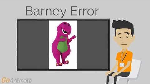 Barney Error 116