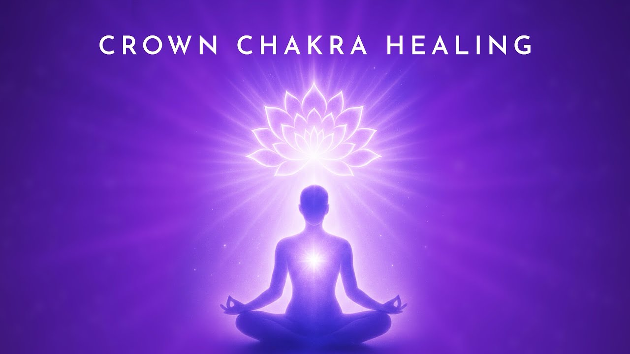 Crown Chakra Healing Meditation | Guided Sahasrara Balancing - YouTube
