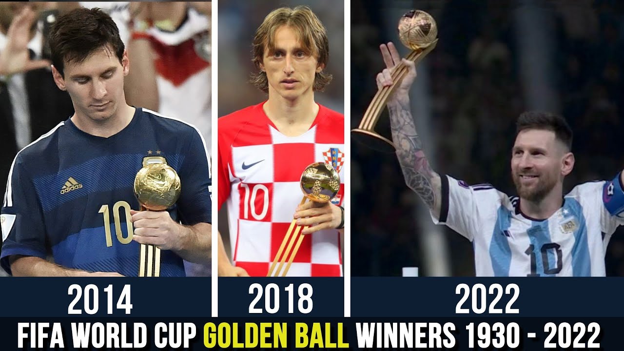 FIFA World Cup All Golden Ball Winners World Cup Best Players 2022