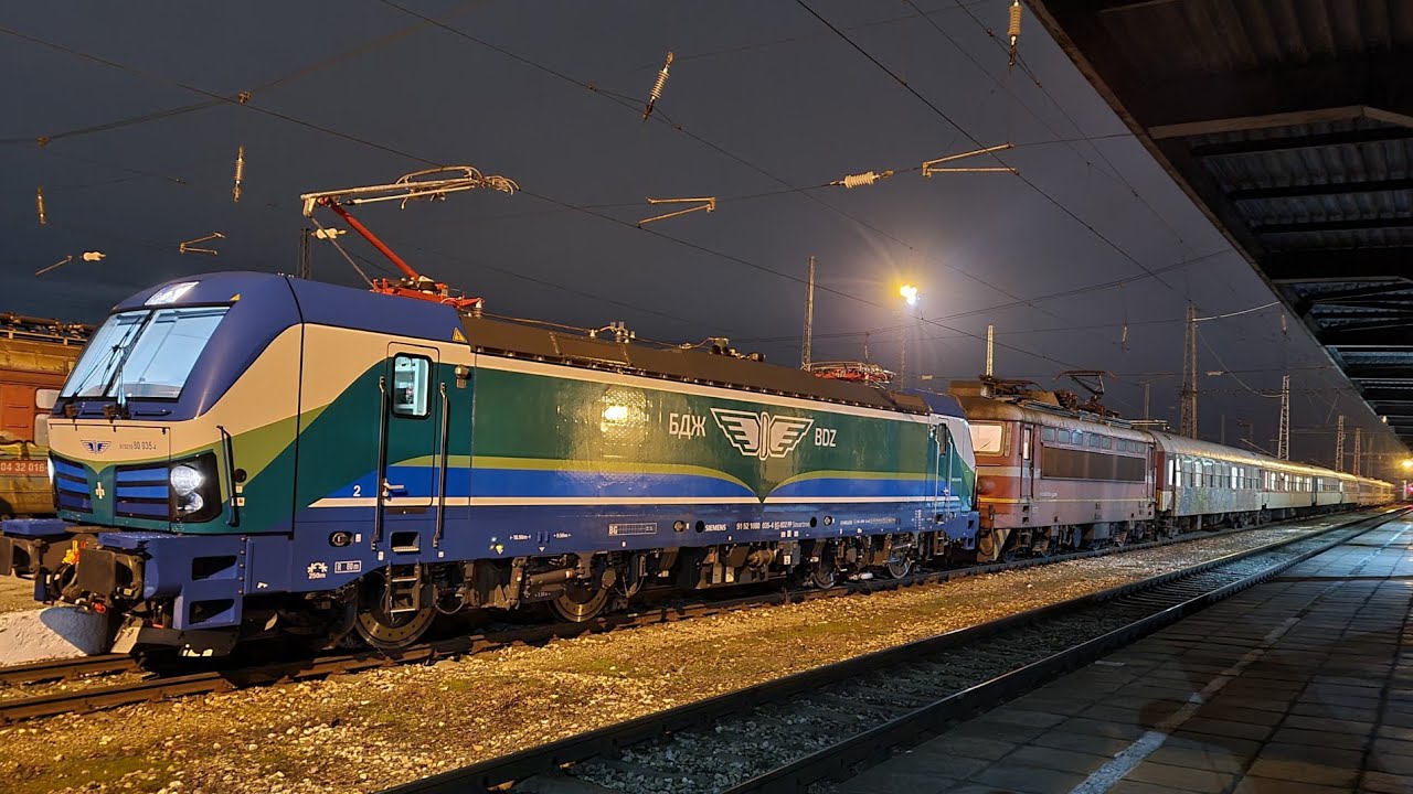 БВ 2627 с локомотиви Siemens Smartron 80 035 Хан Аспарух и 45 113 - YouTube