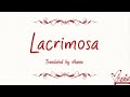 Kalafina - Lacrimosa (Kuroshitsuji 2nd Ending) (Lirik Terjemahan Indonesia)