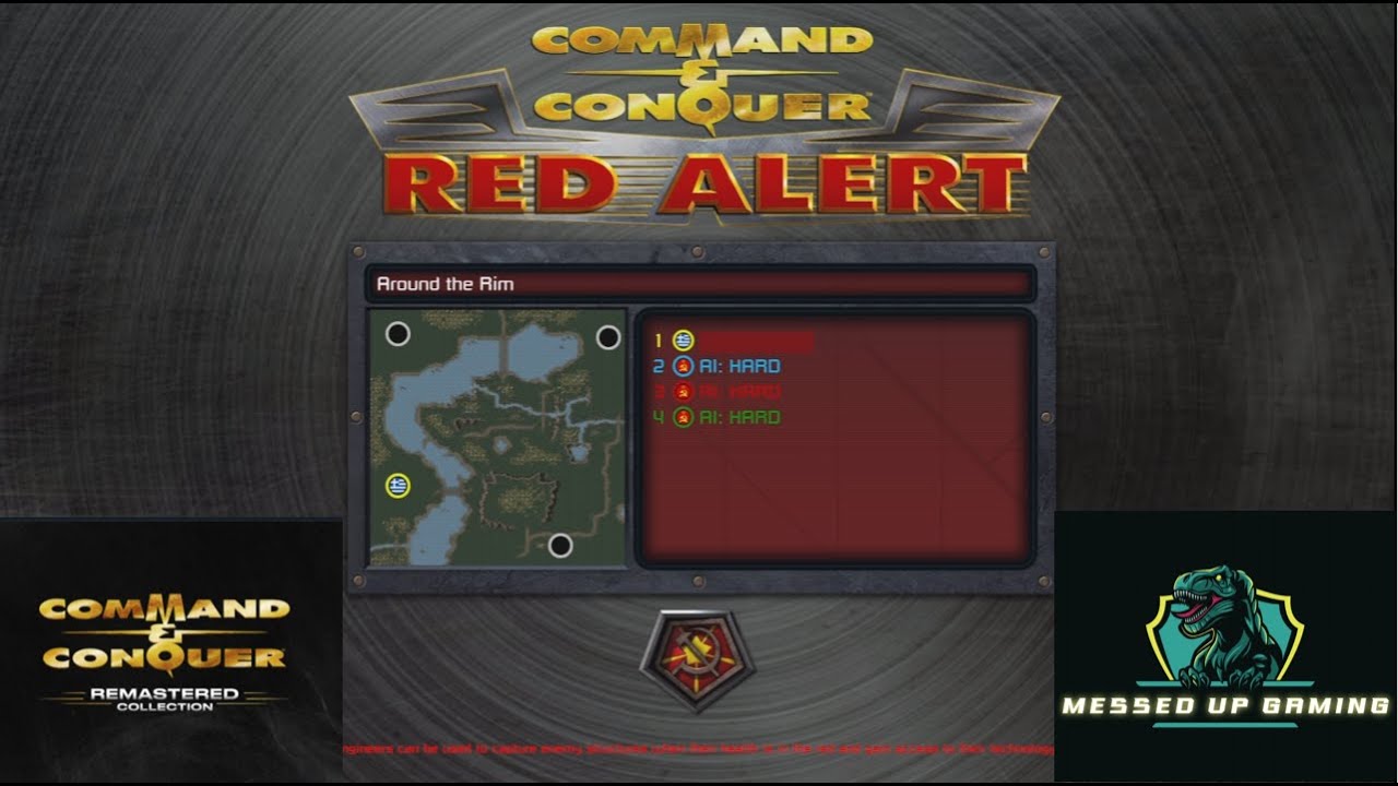 Red Alert 1 Map Command and Conquer Red Alert Remastered Skirmish Gameplay Allies – MAP ...