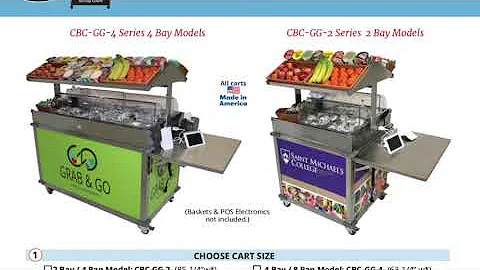 Grab & Go Carts AND Cafe/Sharing Carts for Schools