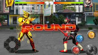 Bima x golden flame vs kranion two-rods satria heroes game screenshot 2