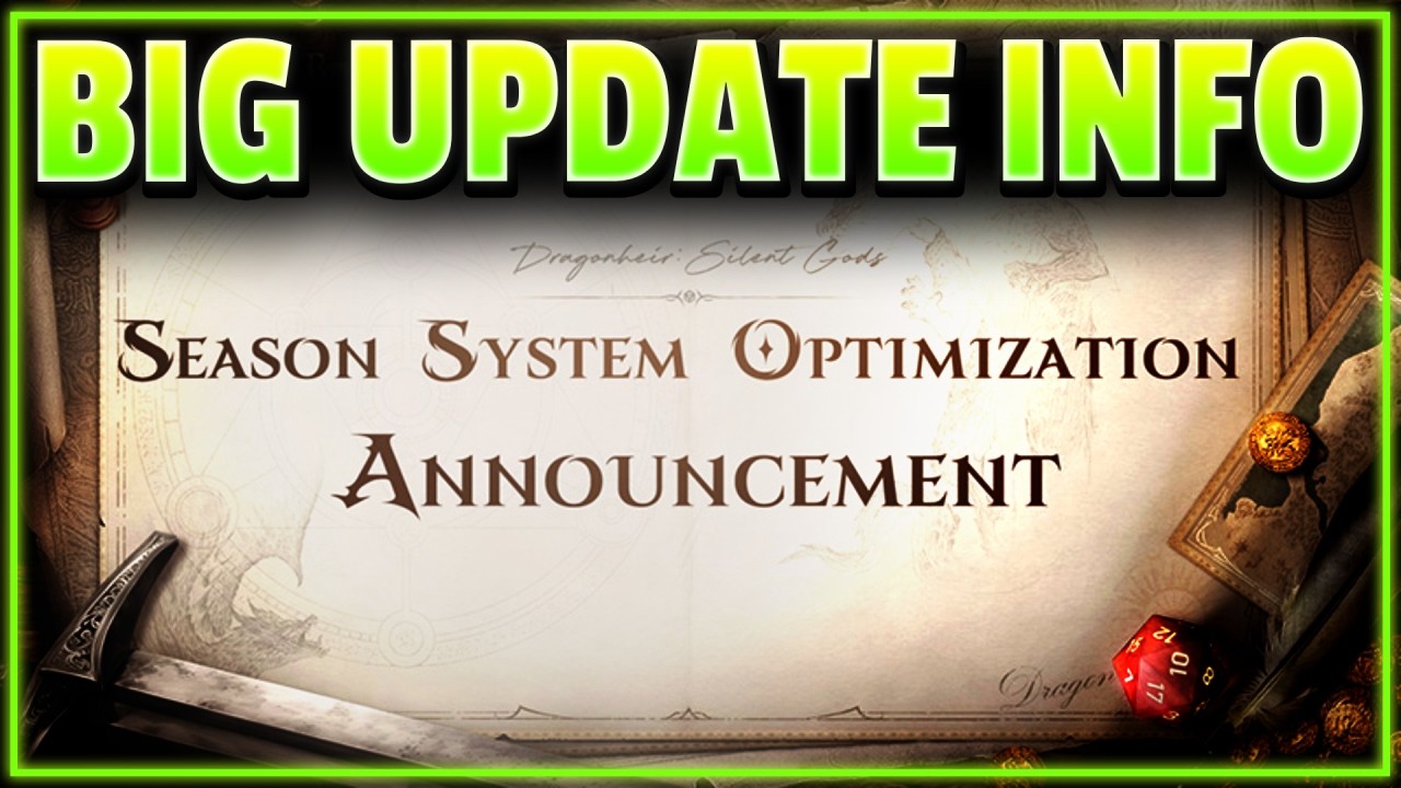 🚨 НОВАЯ информация об обновлении от 7 апреля 🚨 Оптимизация сезонной системы | Dragonheir x Dragon...