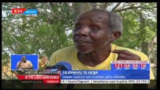 Mzee mmoja mwenye ulemavu wa kuona ndiye mchezaji hodari wa ngoma ya Chela