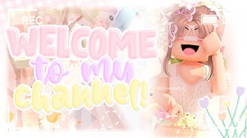 ₊˚ ✿ — WELCOME To My CHANNEL! *Spring GFX INTRO*┊rosexkenz