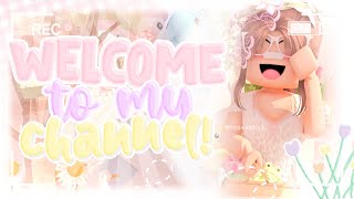 ₊˚ ✿ — WELCOME To My CHANNEL! *Spring GFX INTRO*┊rosexkenz
