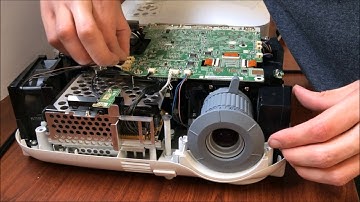 NEC VT695 Projector Teardown Disassembly and Reassembly for Cleaning