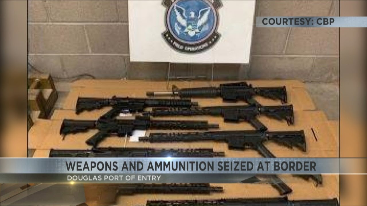 Douglas Port of Entry seized weapons, ammunitions seized at border ...