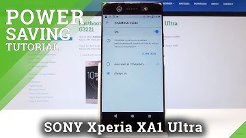 How to Activate Power Saving Mode in SONY Xperia XA1 - Extend Battery Life