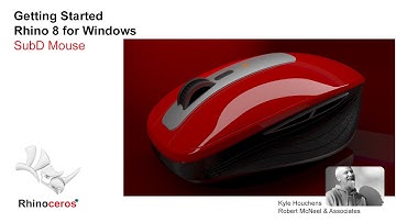 Getting Started Rhino 8 - Build a Mouse with SubD