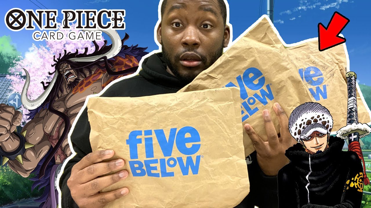 Ordering One Piece Trading Cards from Five Below! OP01 Romance Dawn