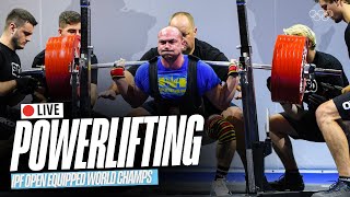 LIVE World Open Equipped Powerlifting Championships | Men 83kg