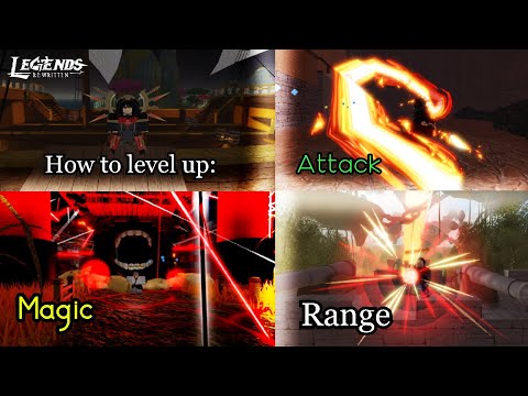 Guide to Leveling Attack, Magic, and Range Stat in Legends Rewritten