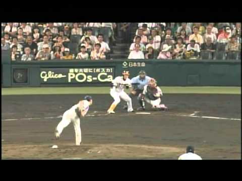 20110826 阪神　３回裏の猛反撃①　久保投手の振り逃げ