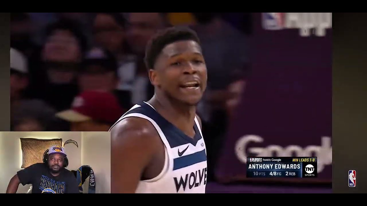 LAKERS VS WOLVES GAME 2 reaction 😤 - YouTube