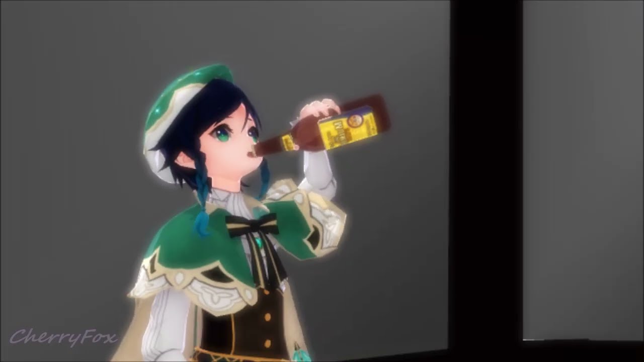 Drunk Venti [Genshin Impact/MMD]