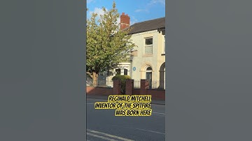 Reginald Mitchell inventor of the spitfire born here