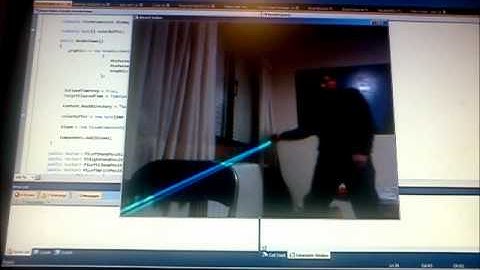 Augmented Reality with Kinetic: Light Sabre Demo