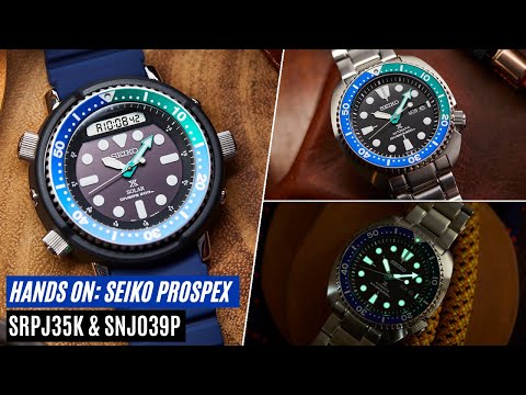 Check the POPPING bi-colour Seiko Prospex SRPJ35 & SNJ039