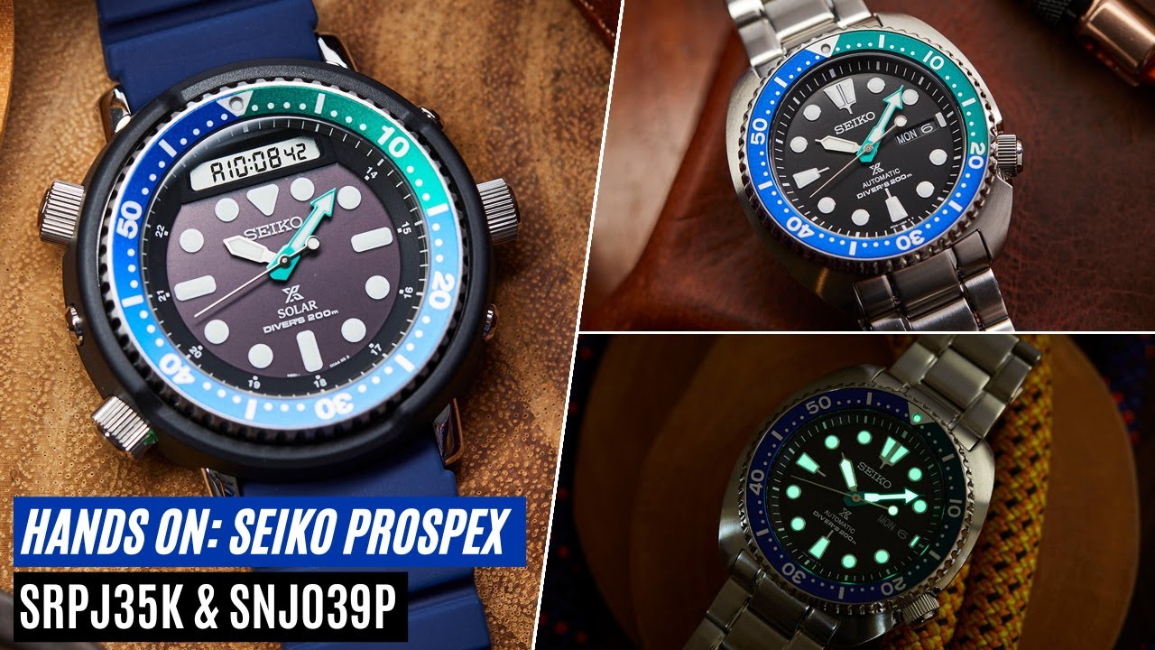Check the POPPING bi-colour Seiko Prospex SRPJ35 & SNJ039 - YouTube