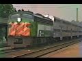 Trains of Chicago - BN Racetrack - Hinsdale IL - September 10 1990