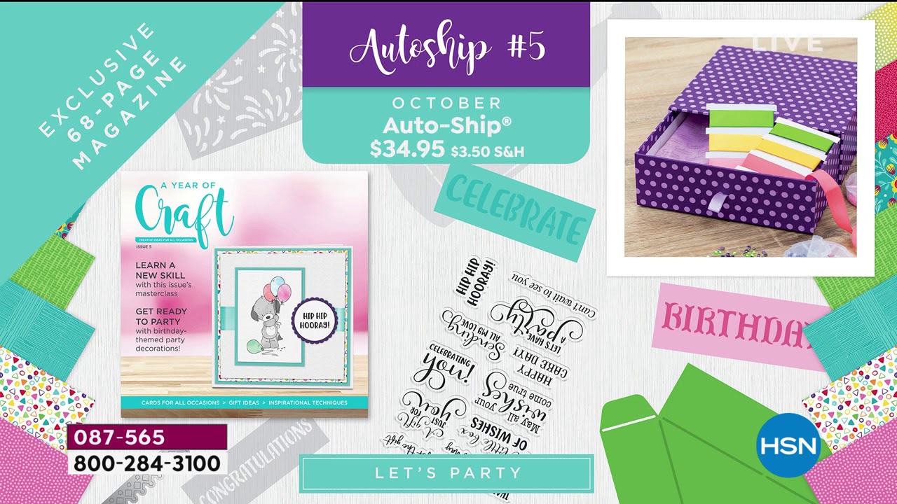 HSN Crafter's Companion 11.02.2020 12 AM YouTube