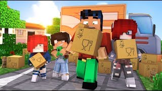 Moving Day - Steve and Annas Kids Move into the New Manor (Minecraft Roleplay)