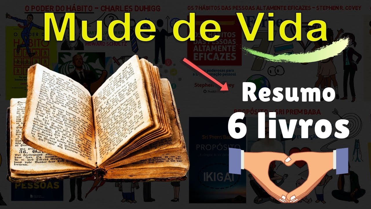 6 LIVROS QUE PODEM MUDAR A SUA VIDA - YouTube