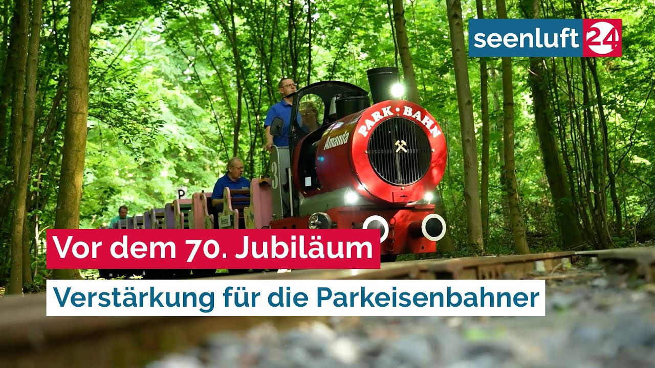 Verstärkung für die Parkeisenbahner in Lauchhammer