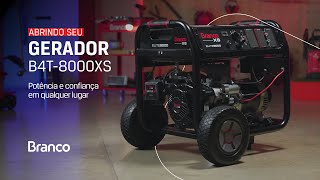Abrindo seu Gerador B4T-8000XS