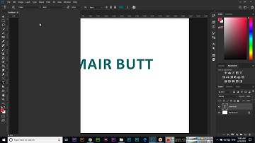 Horizontal Type Tool - Adobe Photoshop CC 2019